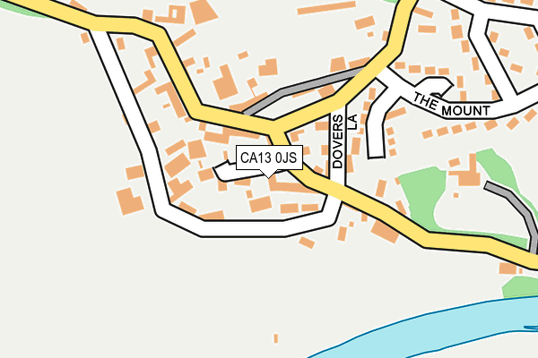 CA13 0JS map - OS OpenMap – Local (Ordnance Survey)