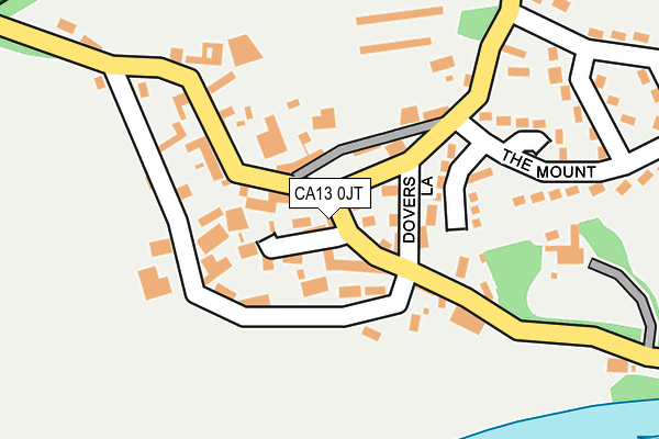 CA13 0JT map - OS OpenMap – Local (Ordnance Survey)