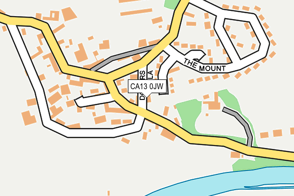 CA13 0JW map - OS OpenMap – Local (Ordnance Survey)