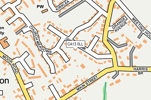 CA13 0LL map - OS OpenMap – Local (Ordnance Survey)