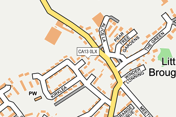 CA13 0LX map - OS OpenMap – Local (Ordnance Survey)