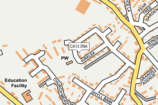 CA13 0NA map - OS OpenMap – Local (Ordnance Survey)