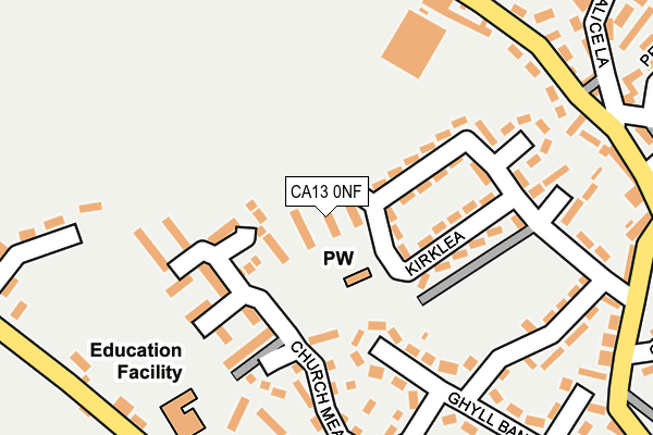 CA13 0NF map - OS OpenMap – Local (Ordnance Survey)