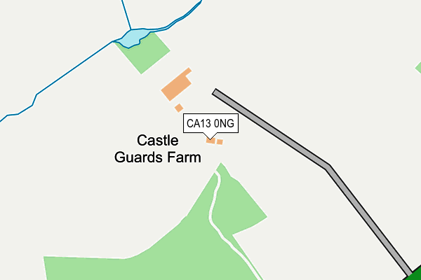 CA13 0NG map - OS OpenMap – Local (Ordnance Survey)