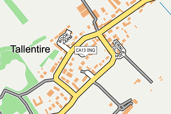 CA13 0NQ map - OS OpenMap – Local (Ordnance Survey)