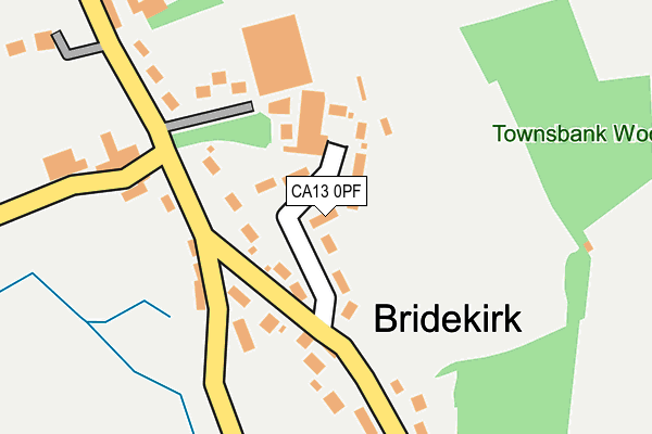 CA13 0PF map - OS OpenMap – Local (Ordnance Survey)