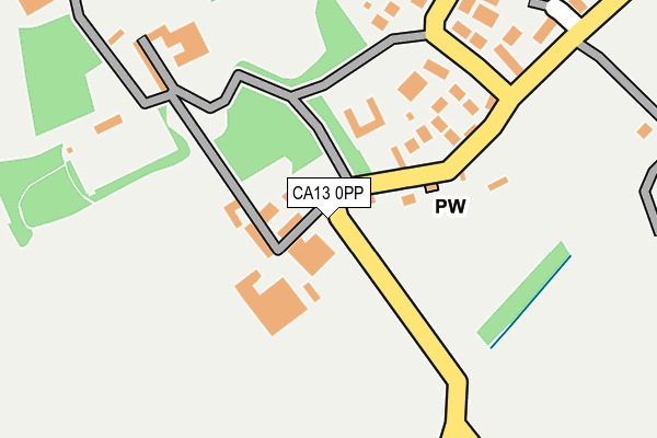 CA13 0PP map - OS OpenMap – Local (Ordnance Survey)