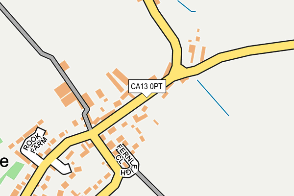 CA13 0PT map - OS OpenMap – Local (Ordnance Survey)