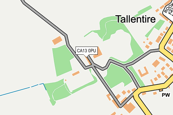 CA13 0PU map - OS OpenMap – Local (Ordnance Survey)