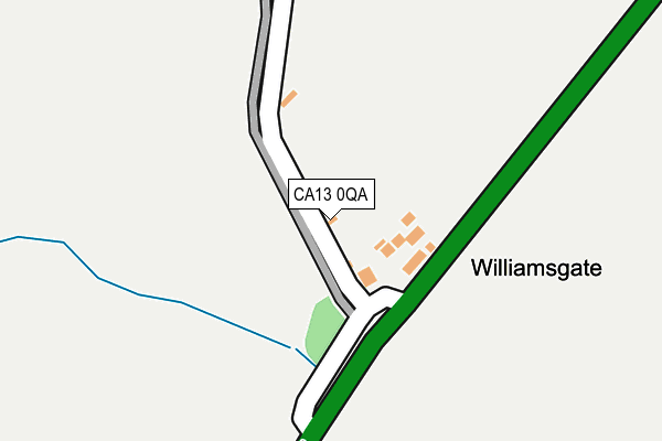 CA13 0QA map - OS OpenMap – Local (Ordnance Survey)