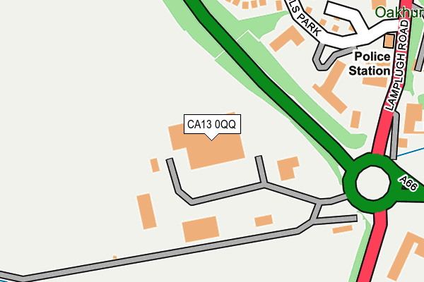 CA13 0QQ map - OS OpenMap – Local (Ordnance Survey)