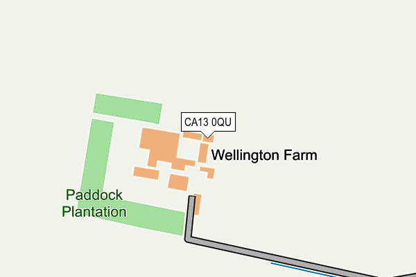 CA13 0QU map - OS OpenMap – Local (Ordnance Survey)