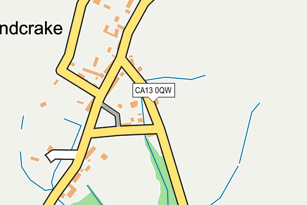 CA13 0QW map - OS OpenMap – Local (Ordnance Survey)