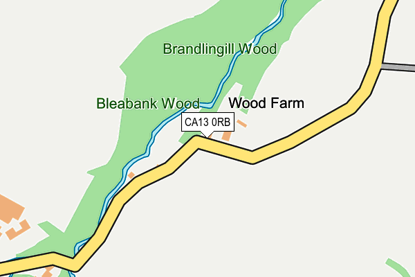 CA13 0RB map - OS OpenMap – Local (Ordnance Survey)