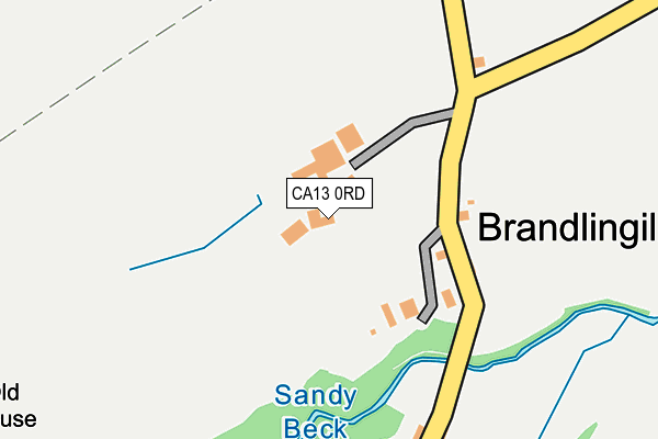 CA13 0RD map - OS OpenMap – Local (Ordnance Survey)