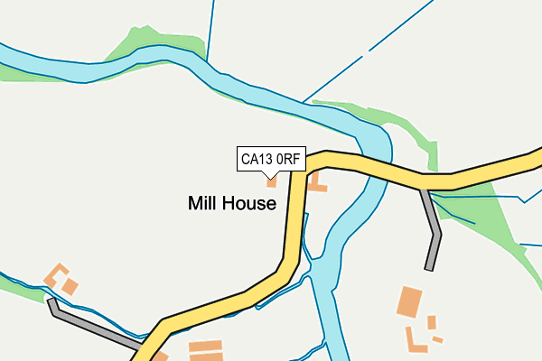 CA13 0RF map - OS OpenMap – Local (Ordnance Survey)