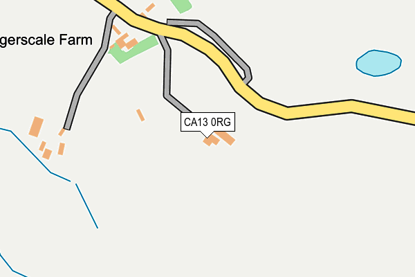 CA13 0RG map - OS OpenMap – Local (Ordnance Survey)