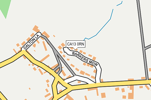 CA13 0RN map - OS OpenMap – Local (Ordnance Survey)