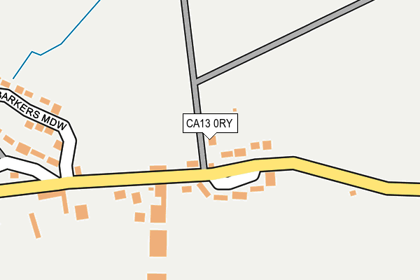 CA13 0RY map - OS OpenMap – Local (Ordnance Survey)