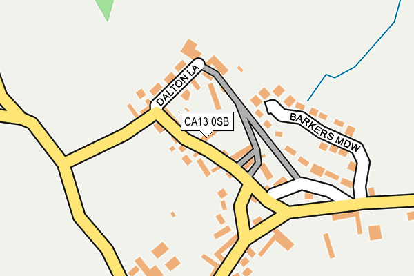 CA13 0SB map - OS OpenMap – Local (Ordnance Survey)