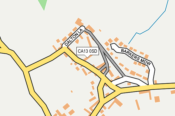 CA13 0SD map - OS OpenMap – Local (Ordnance Survey)