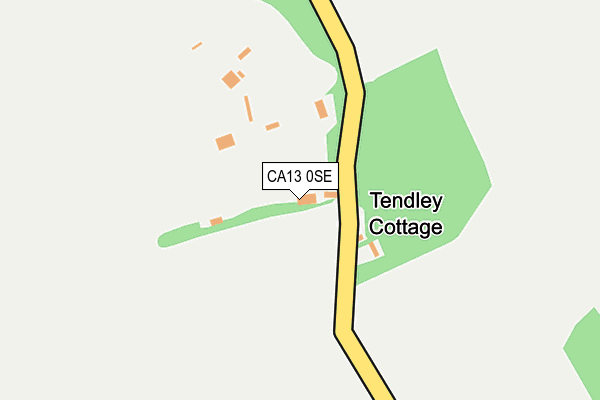 CA13 0SE map - OS OpenMap – Local (Ordnance Survey)