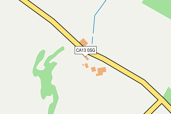 CA13 0SG map - OS OpenMap – Local (Ordnance Survey)