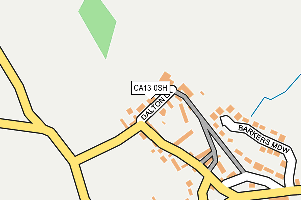 CA13 0SH map - OS OpenMap – Local (Ordnance Survey)