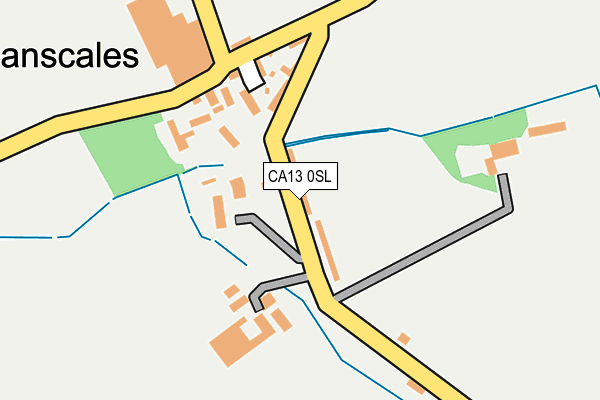 CA13 0SL map - OS OpenMap – Local (Ordnance Survey)