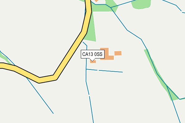 CA13 0SS map - OS OpenMap – Local (Ordnance Survey)