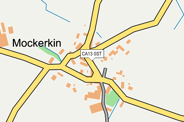 CA13 0ST map - OS OpenMap – Local (Ordnance Survey)