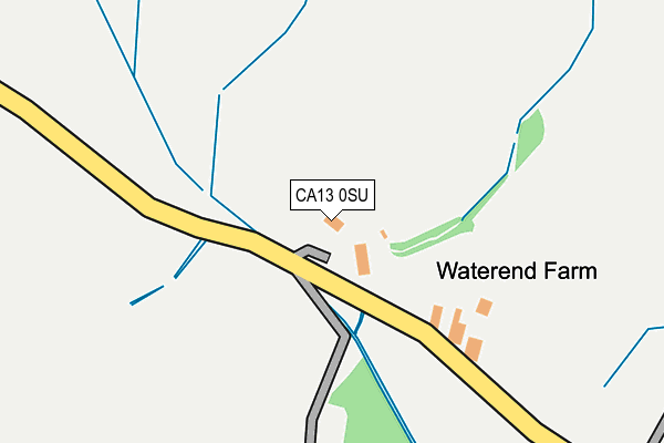 CA13 0SU map - OS OpenMap – Local (Ordnance Survey)