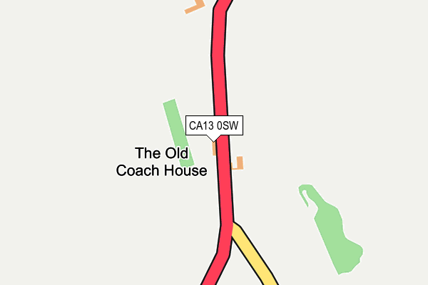CA13 0SW map - OS OpenMap – Local (Ordnance Survey)