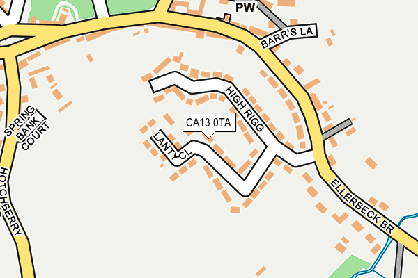 CA13 0TA map - OS OpenMap – Local (Ordnance Survey)