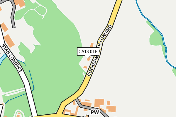 CA13 0TF map - OS OpenMap – Local (Ordnance Survey)