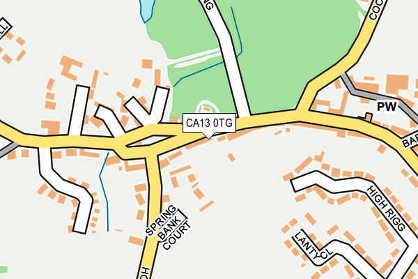 CA13 0TG map - OS OpenMap – Local (Ordnance Survey)