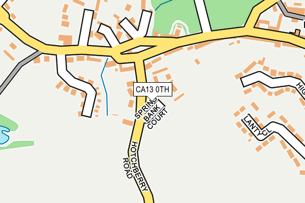 CA13 0TH map - OS OpenMap – Local (Ordnance Survey)