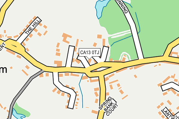 CA13 0TJ map - OS OpenMap – Local (Ordnance Survey)