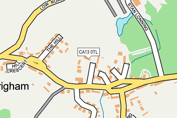 CA13 0TL map - OS OpenMap – Local (Ordnance Survey)