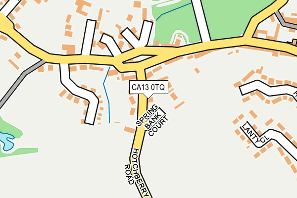 CA13 0TQ map - OS OpenMap – Local (Ordnance Survey)