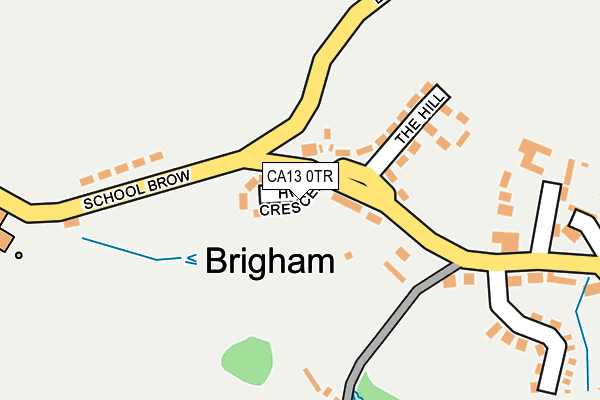CA13 0TR map - OS OpenMap – Local (Ordnance Survey)