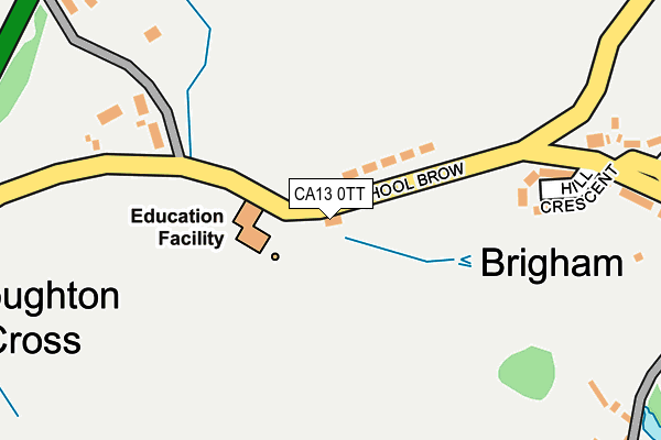 CA13 0TT map - OS OpenMap – Local (Ordnance Survey)