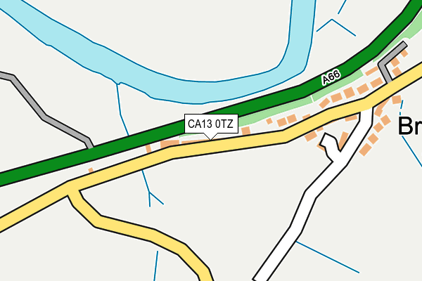 CA13 0TZ map - OS OpenMap – Local (Ordnance Survey)