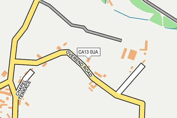 CA13 0UA map - OS OpenMap – Local (Ordnance Survey)
