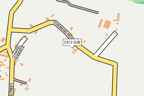 CA13 0UB map - OS OpenMap – Local (Ordnance Survey)