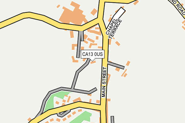 CA13 0US map - OS OpenMap – Local (Ordnance Survey)