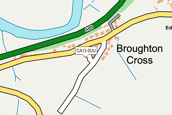 CA13 0UU map - OS OpenMap – Local (Ordnance Survey)