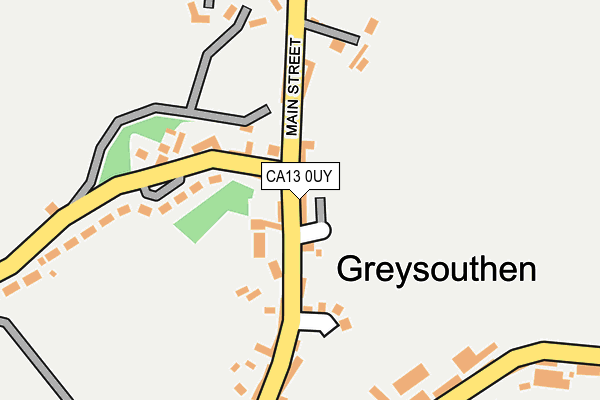 CA13 0UY map - OS OpenMap – Local (Ordnance Survey)