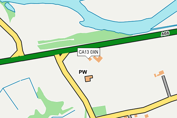 CA13 0XN map - OS OpenMap – Local (Ordnance Survey)