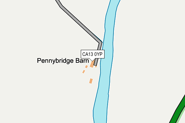 CA13 0YP map - OS OpenMap – Local (Ordnance Survey)